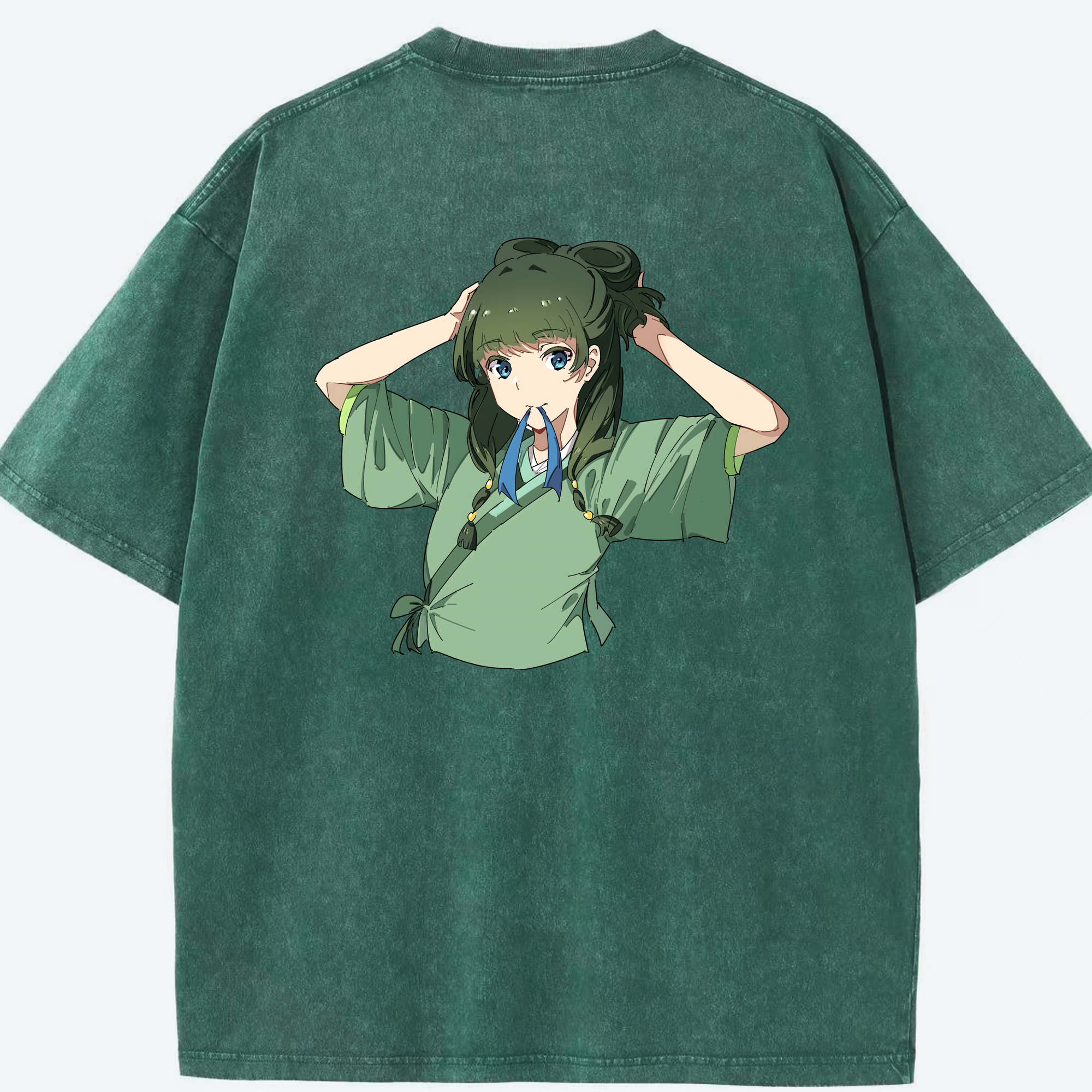 （画像用） 薬屋のひとりごと The Apothecary Diaries 綿100% ヴィンテージ風 半袖Tシャツ（背面プリント）
